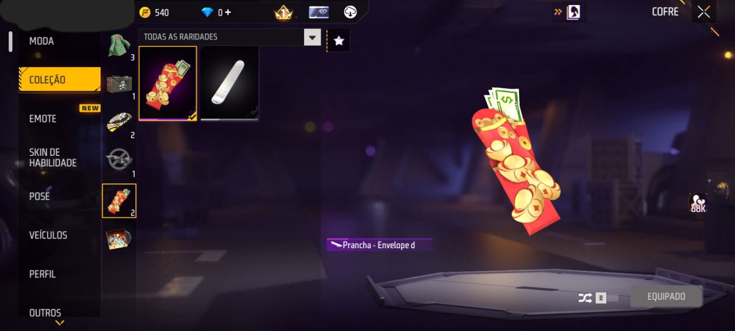 CONTA FF + NAILOONG + KAKASHI + 2 SKINS + EMOTE + XM8 ATRIBUTADA (SEU EMAIL)