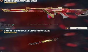 CONTA COM PACOTE CHAMPIONS 2022 E VÁRIAS SKINS.