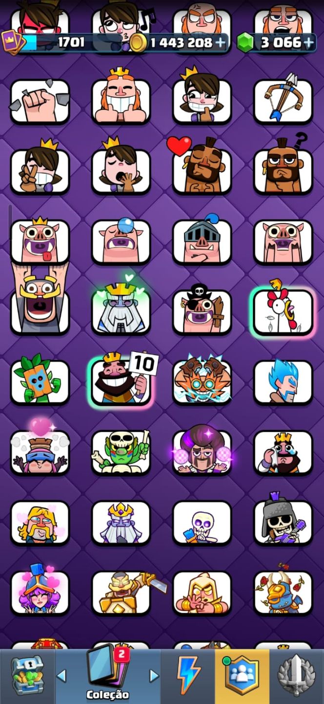Conta de Clash royale