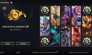 Conta main ADC com mais de 11k em skins