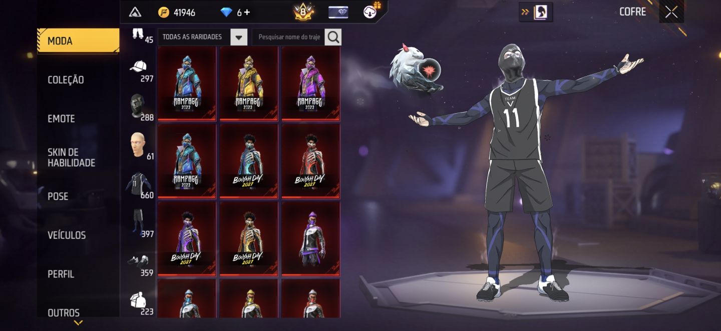 CONTA FREE FIRE PRIME 8 MAX | LV. 79 | MUITO COMPLETA