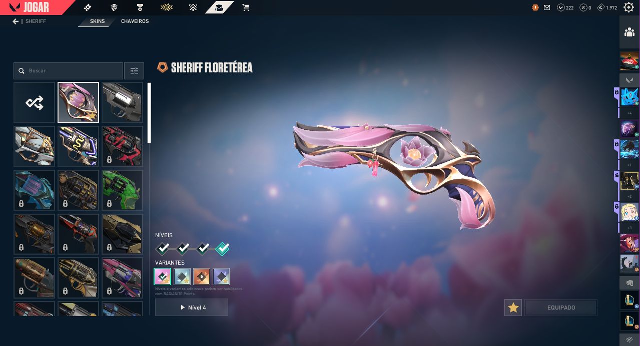 Conta valorant pacote aeris e phantom champions 2026