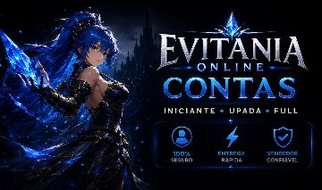 EVITANIA ONLINE IDLE RPG | CONTAS STARTER - MID-GAME E ENDGAME | TOP VENDAS