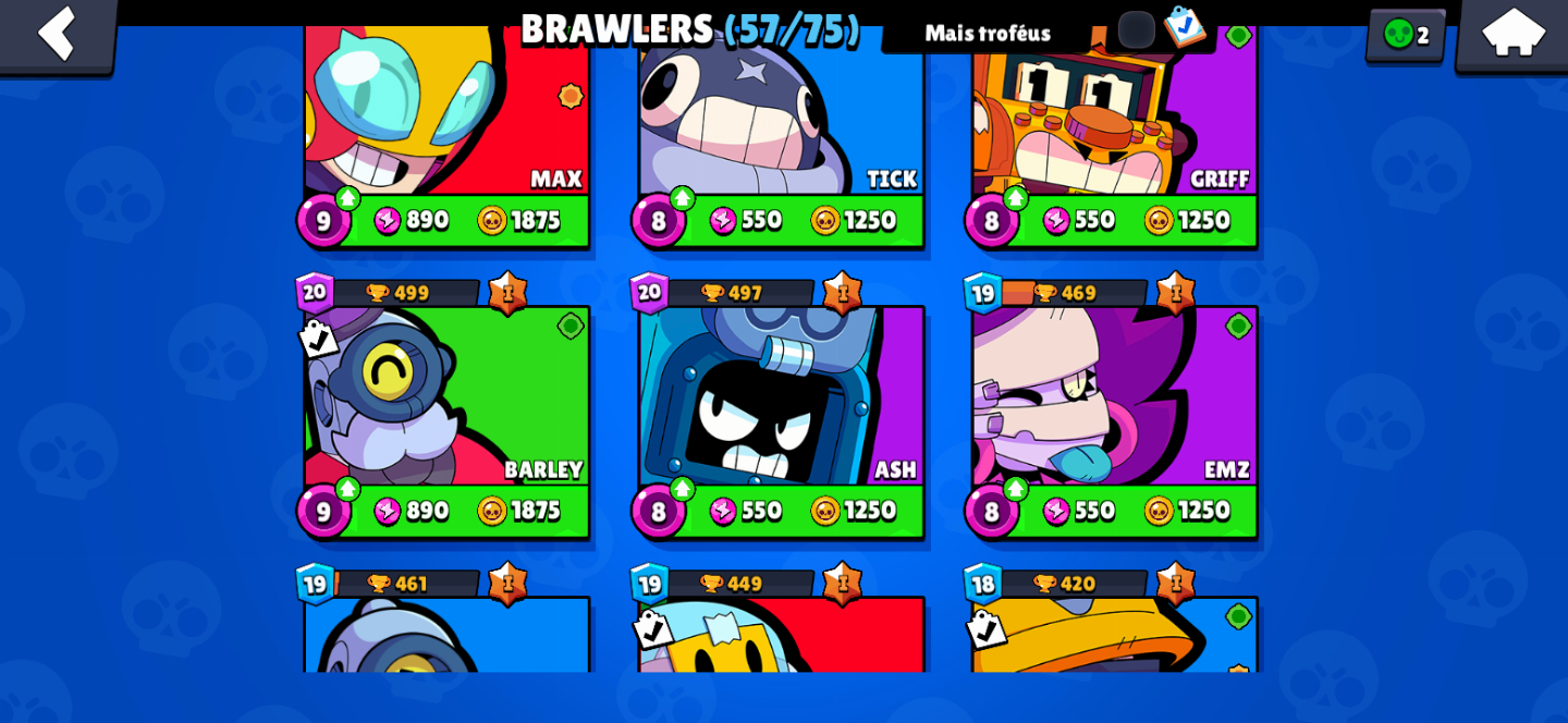 CONTA BRAWL STARS!!! COM 4 PASSE FAÇO DESCONTO SE CHORAR