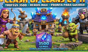 Conta no Clash Of Clans CV 11
