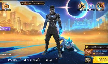Conta de free fire com 6 anos de jogo