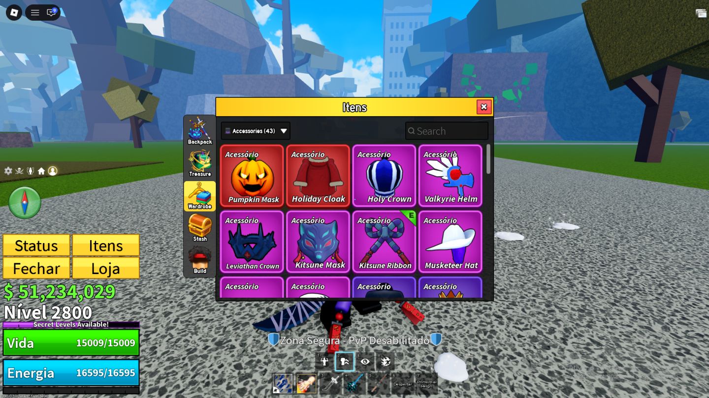 Conta de Blox Fruits Com Dark blade V3, Venom Permanente, Gamepass e raças v4