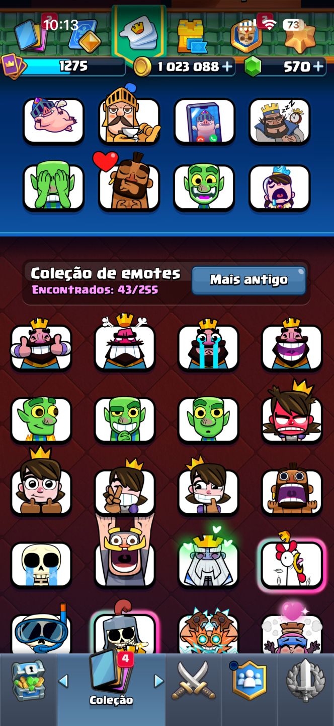 Conta Clash Royale 10 anos (full acesso)