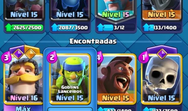 Conta de clash antiga e upada