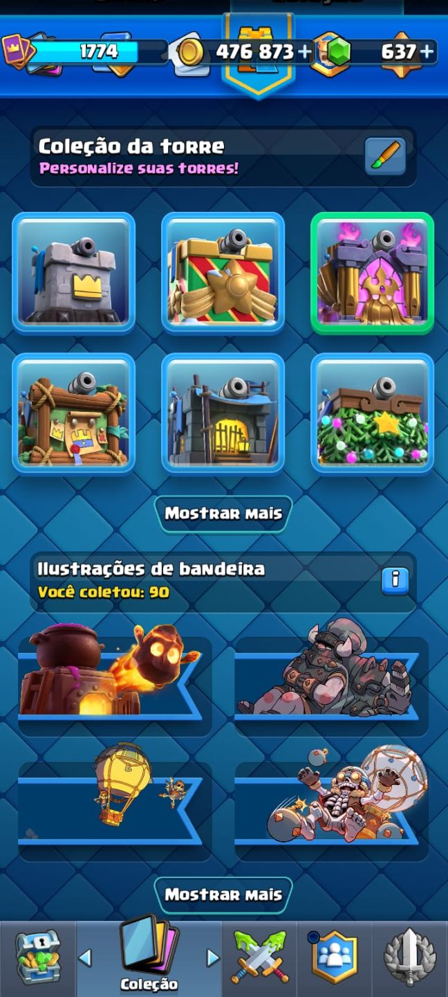 CONTA CLASH ROYALE COMPLETA À VENDA CONTA VETERANA + MUITAS CARTAS!