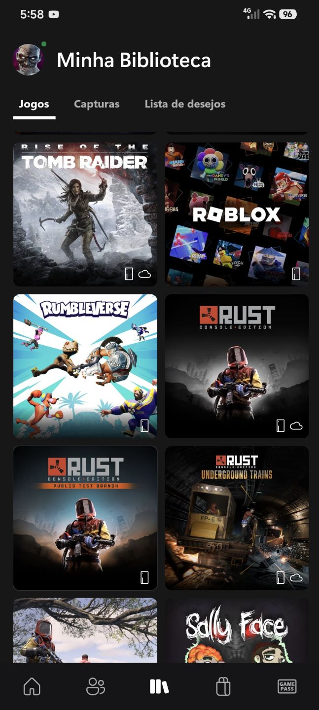 CONTA XBOX+ 37,600G SALLY FACE, FRAN BOW, SEKIRO, RUST console