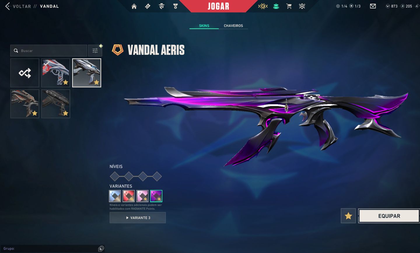 CONTA VALORANT EX RADIANT