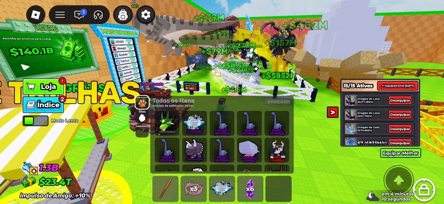 Conta de roblox upada em Blox Fruits com Yoru e Budah perm,upada em roube um ovo