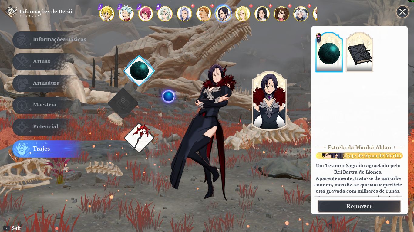 Conta 7DS ORIGIN : FULL ENDGAME, CONTA COMPETITIVA, COM TODOS OS PETS +