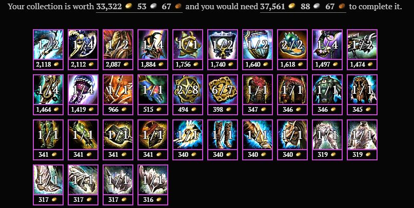 GUILD WARS 2 ENDGAME ACCOUNT | FULL LEGENDARY | 130K GOLD VALUE