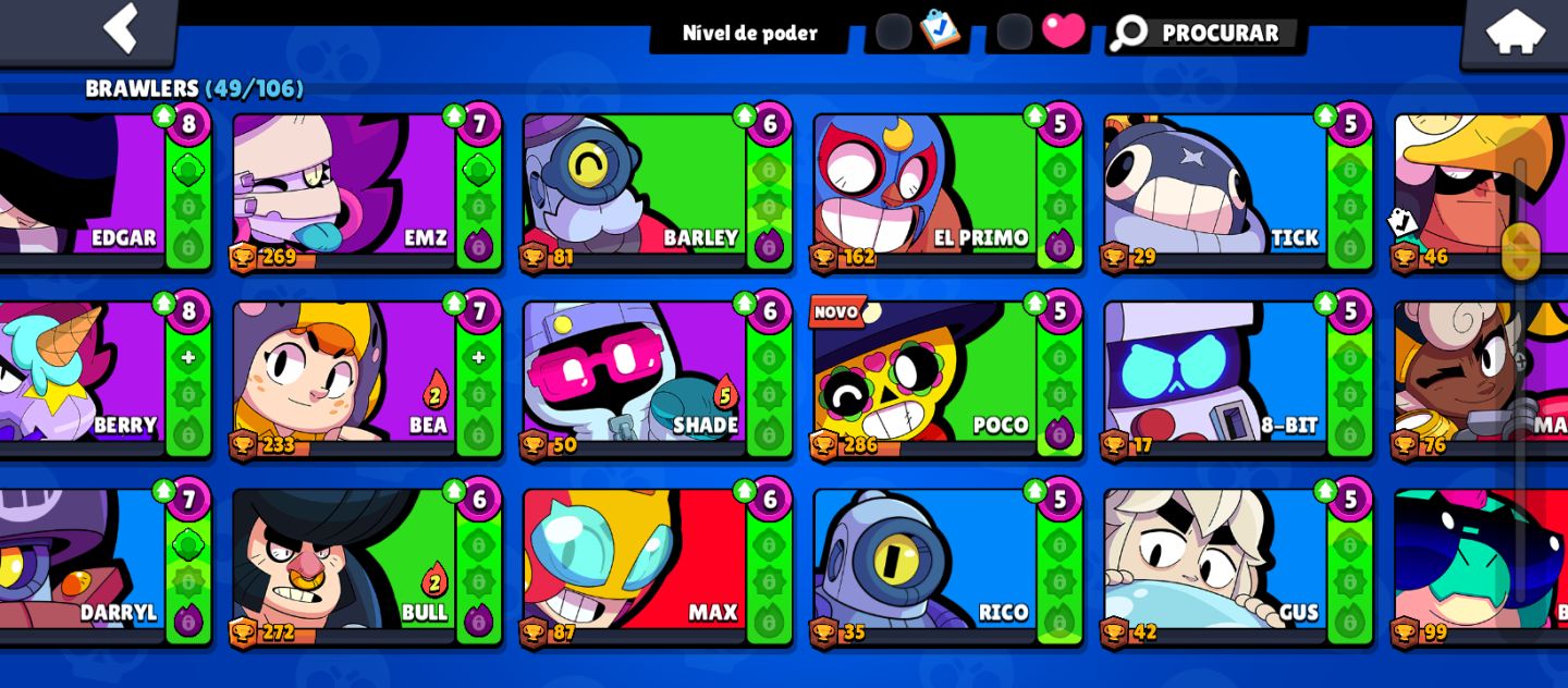 Conta de Brawl Stars | 10k.500+ troféus