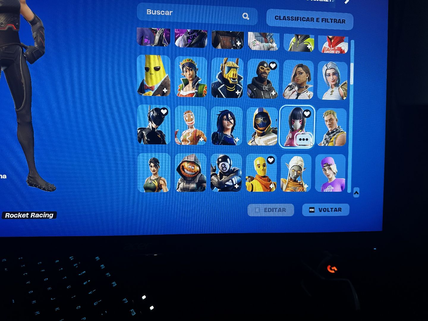 Conta Fortnite!!+200 skins/picareta rara/danca rara/ikonik/glow