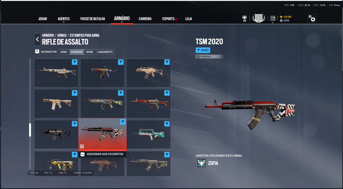 Conta Rainbow six r6 nvl 477 completa 2015