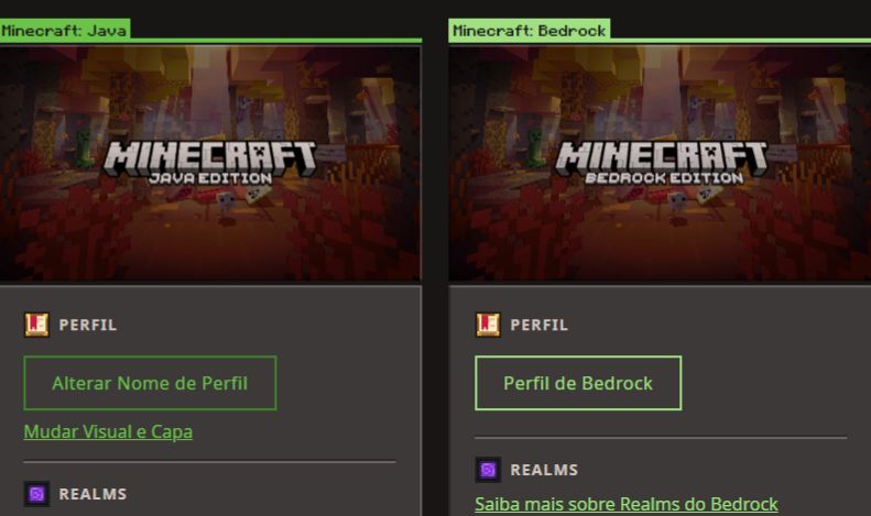Conta FULL acesso Minecraft Java+ Bedrock