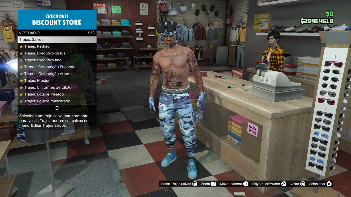 Contas Para GTA Online PS5/PS4/xboxS/X/One Trajes + 200 milhões gasto na conta
