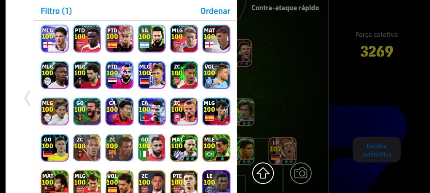 CONTA EFOOTBALL FULL! PELE 108 + MESSI BLITZ + VILLA BLITZ + VIEIRA PRIME E+++!