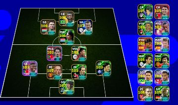 CONTA EFOOBALL FULL 3260+ COM PELÉ 108,PUSKAS 106,BALE 107,STAM 107,CRUYFF ETC.
