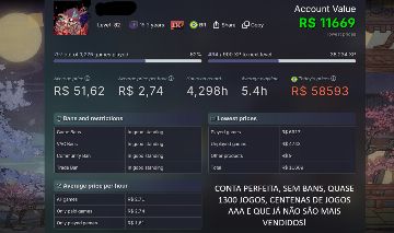 +1200 JOGOS, CENTENAS DE AAA, +JOGOS RAROS, NENHUM BAN