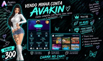 Conta feminina Avakin Life - Level 48