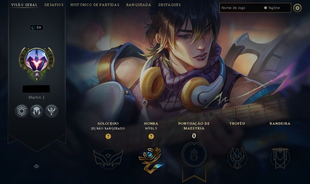 CONTA LEVEL 30 UNRANKED | UPADA A MÃO | 38K DE ESSÊNCIAS (ENTREGA AUTOMÁTICA)