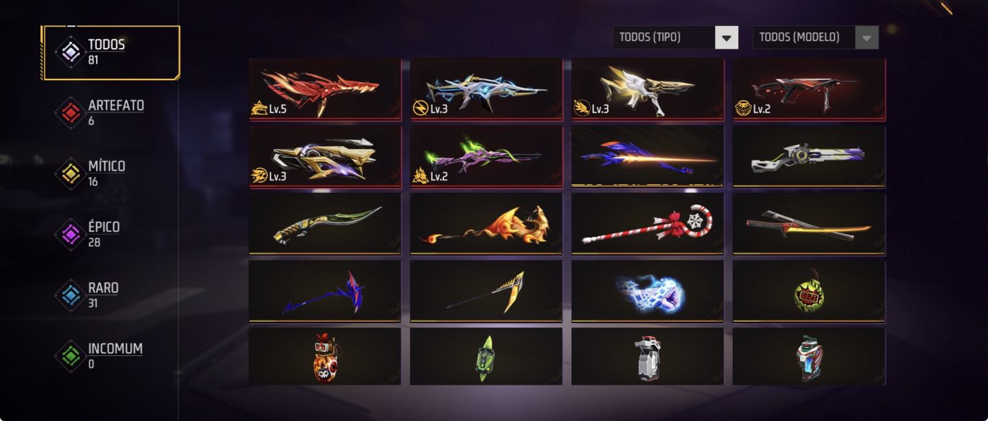 OPORTUNIDADE ÚNICA 6 EVOLUTIVAS+NARUTO+PUNHO+SKIN LENDARIAS+EMOTE DE ENTRADA