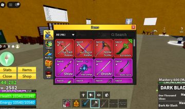 CONTA BLOX FRUITS COM DARKBLADE V3 E 6 RAÇAS V4 FULL