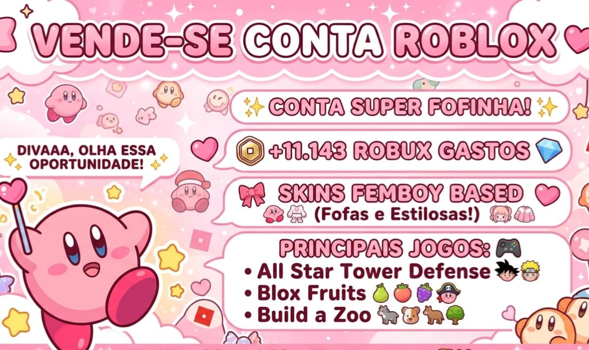 Conta Roblox com Muitas Skins e progressos