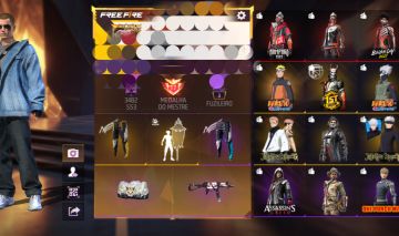 Conta de free fire prime 8