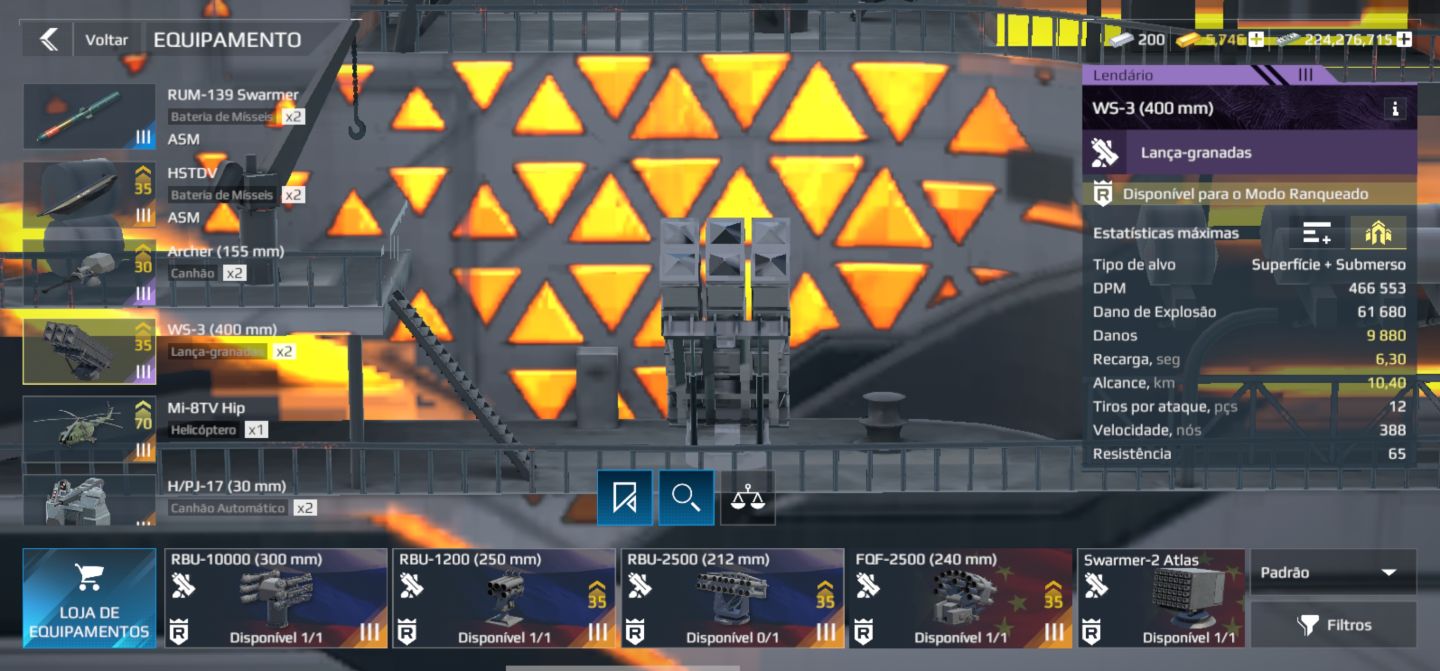 Conta de modern warships