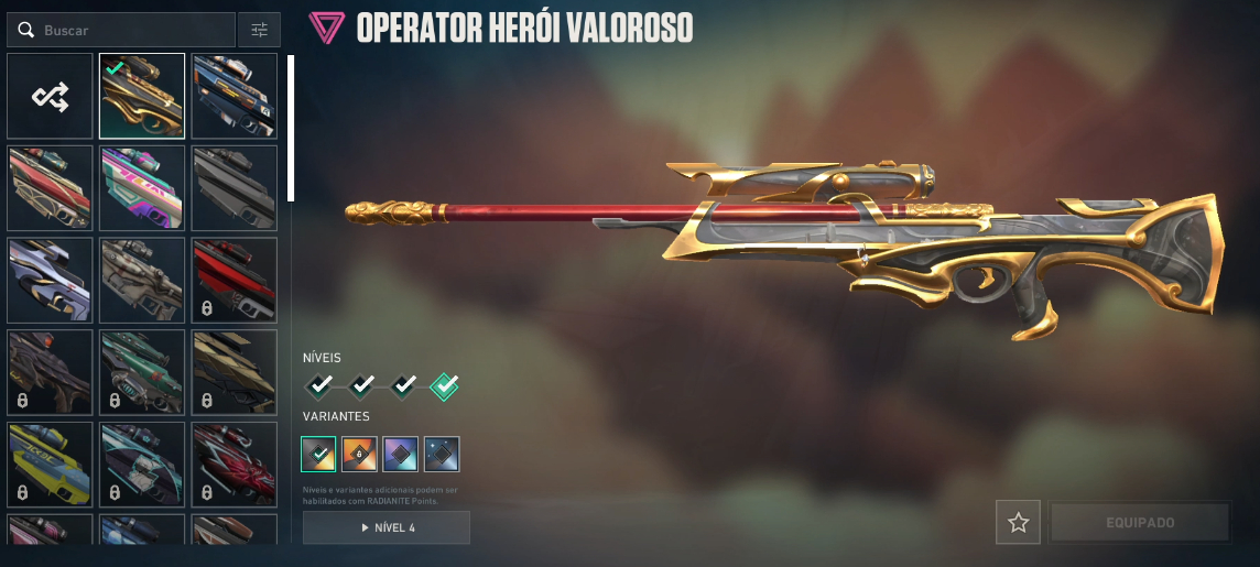 CONTA VALORANT - PLATINA - SKINS (2k GASTOS).