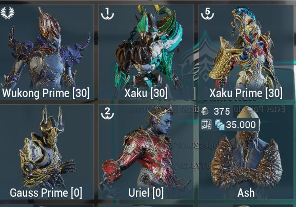 CONTA WARFRAME MR 21