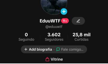 Conta com tiktok shop e 3600 seguidores