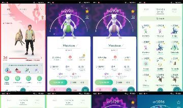 LVL 34 | SHINY MEWTWO + MEWTWO + DIALGA + HOOPA | 17 SHINIES | T010