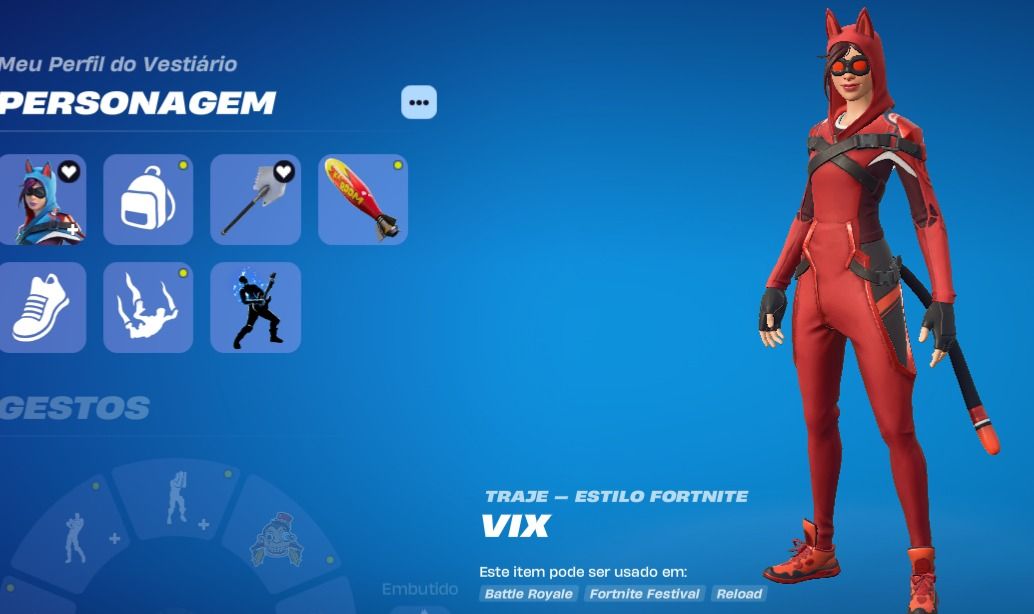Conta de fortinite 187 skins