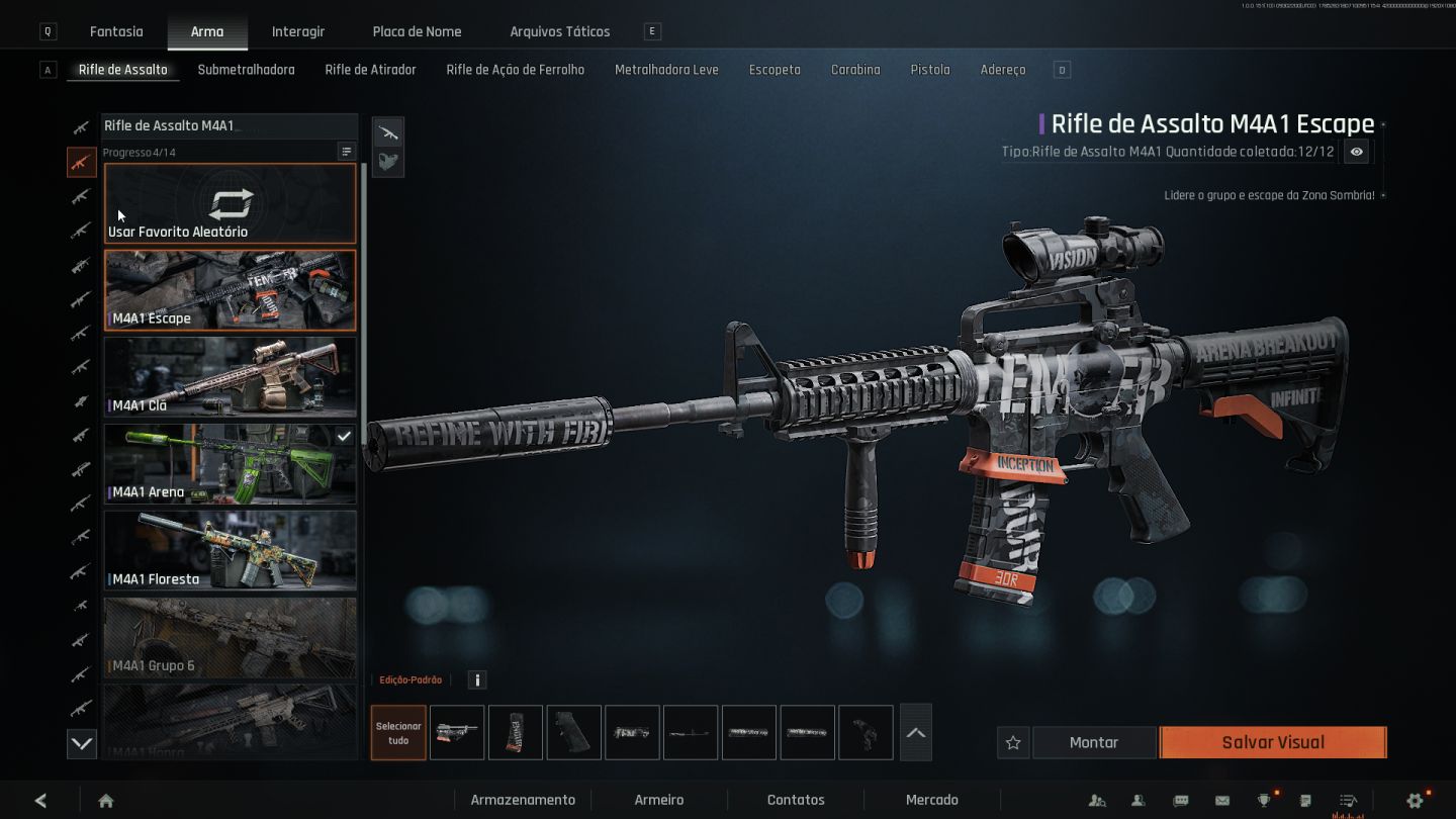 Conta Arena Breakout | Abi | Skins Raras | Cyberphunk | S1 | Refacord