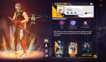 CONTA FREE FIRE À VENDA