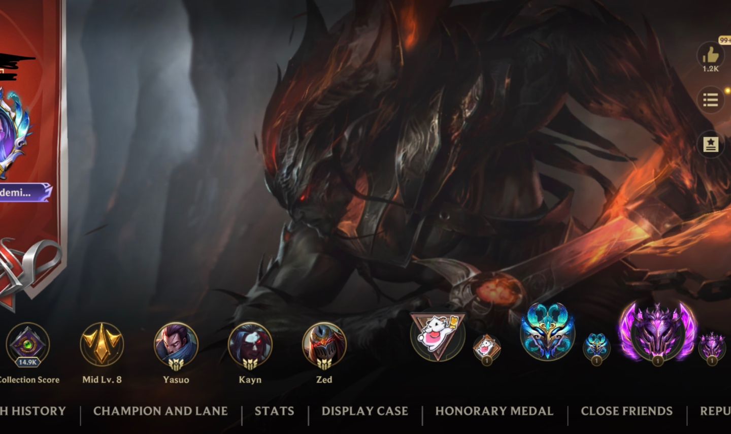 Conta Mestre com 60 Skins !