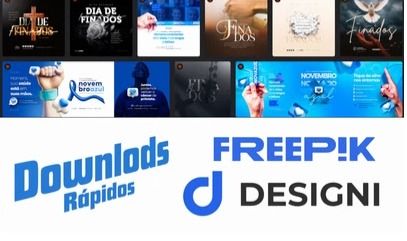 Downloads Freepik / Designi / Envato 35 artes
