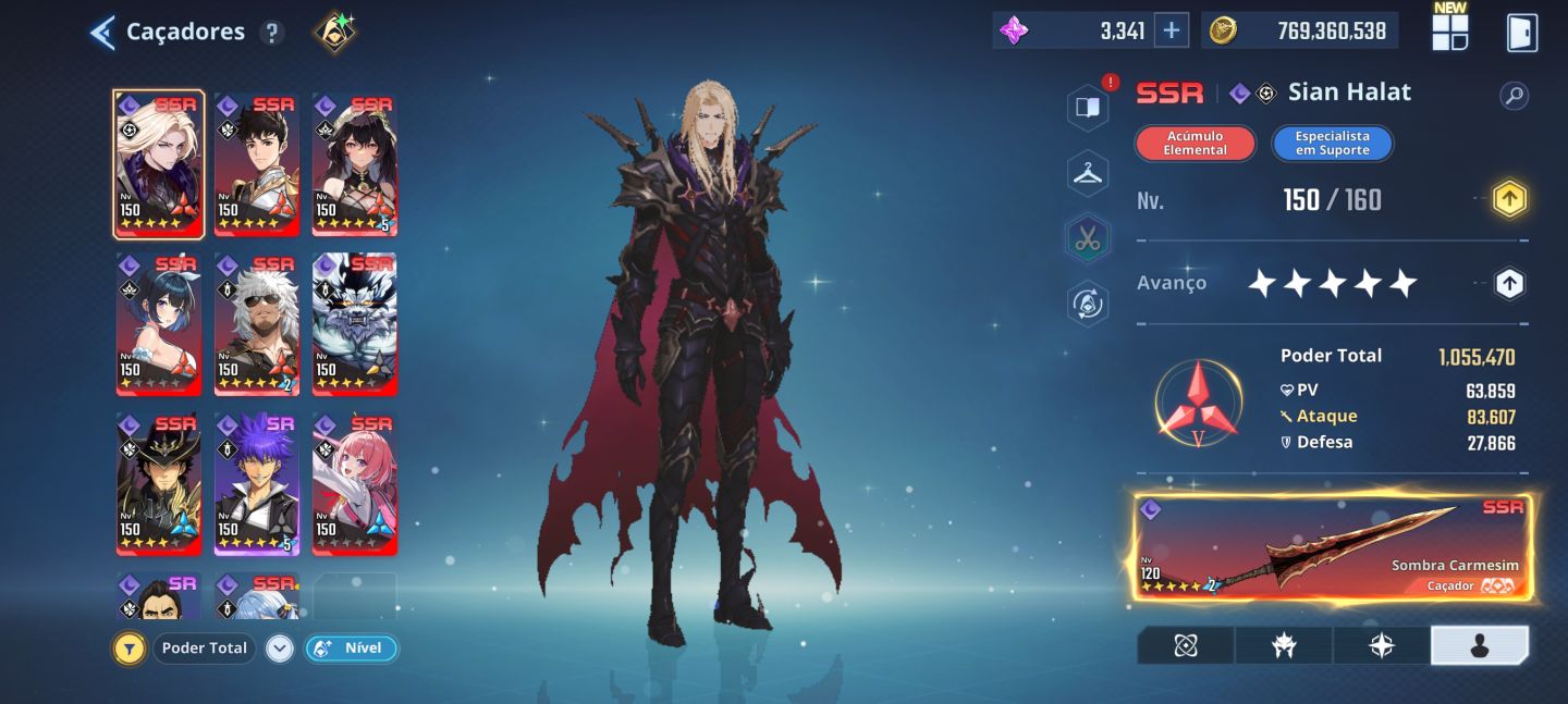 Conta end gamer cheia de conteúdo