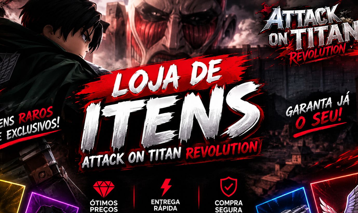 ITENS PARA ATTACK ON TITAN REVOLUTION!