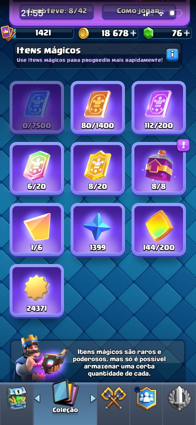 CONTA CLASH ROYALE ARENA 26 (ACEITO OFERTAS)