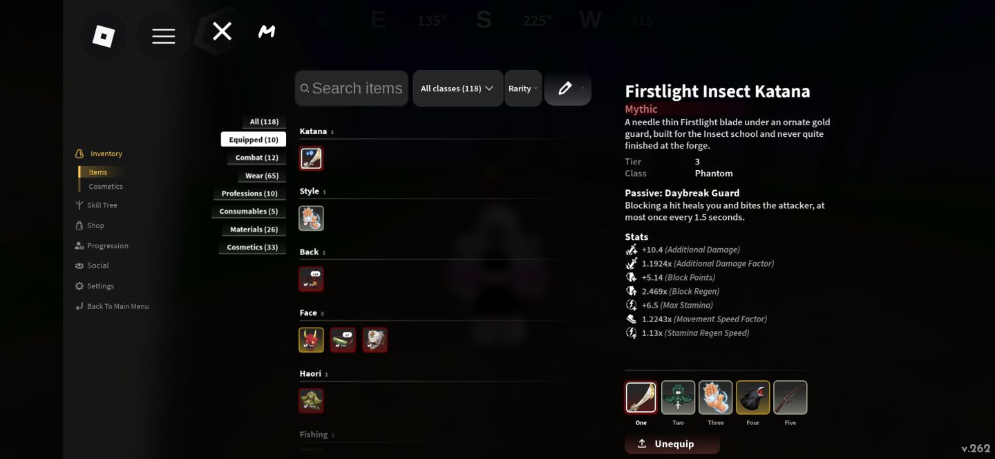 CONTA DE PROJECT SLAYER 2 COM KATANA TIER 3