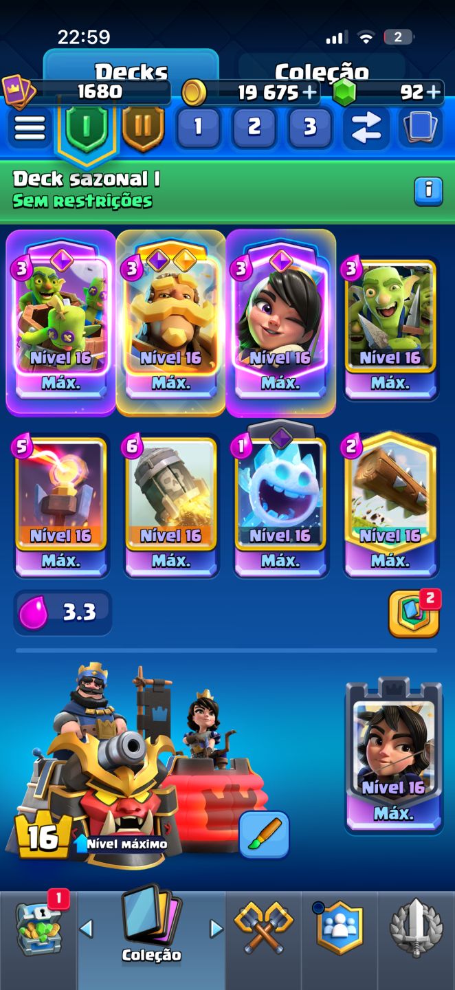 Conta brawstar 46k e conta de clash 13.5k