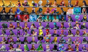 CONTA FORTNITE - 129 SKINS LYNX MIDAS WORLD CUP TROG PJ PATROLLER HOT MARAT