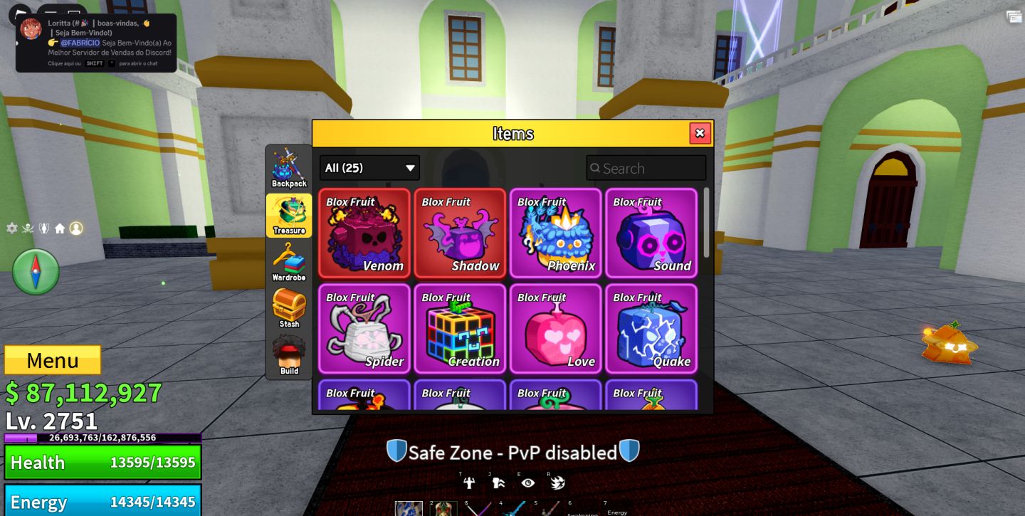 Blox Fruits | 6 de 7 Raças V4 + Sanguine | T-Rex equipada